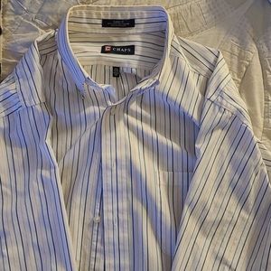 Formal dress shirt, with vertical stripes